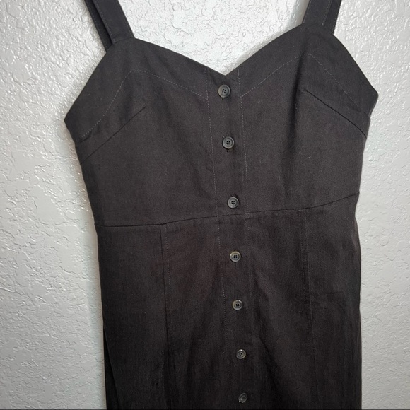 NWT Olive Cheltenham Charcoal/Gray Button Down Dress - Picture 4 of 11